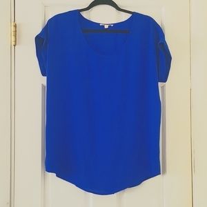 PLEIONE Blue Women's Sleeveless Blouse